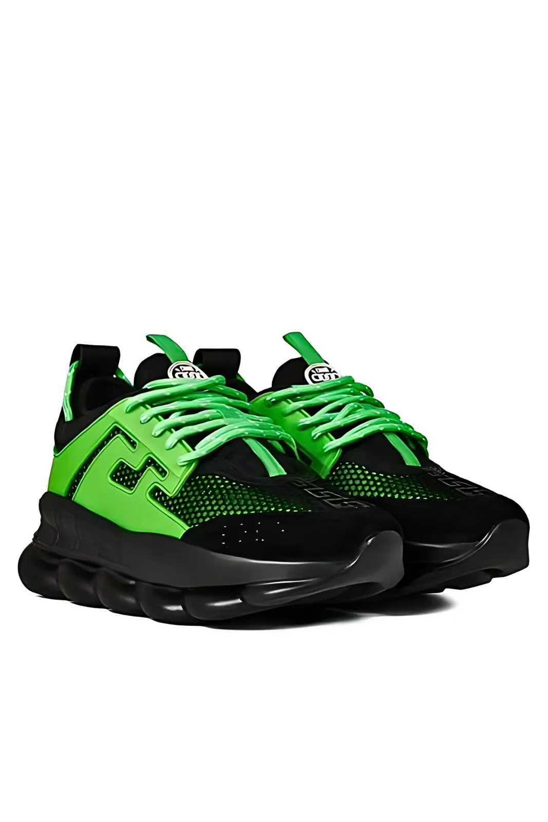 Versace Chain Reaction Trainers green