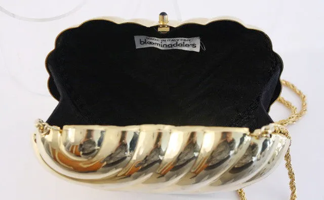 Vintage Gold Minaudière Bag