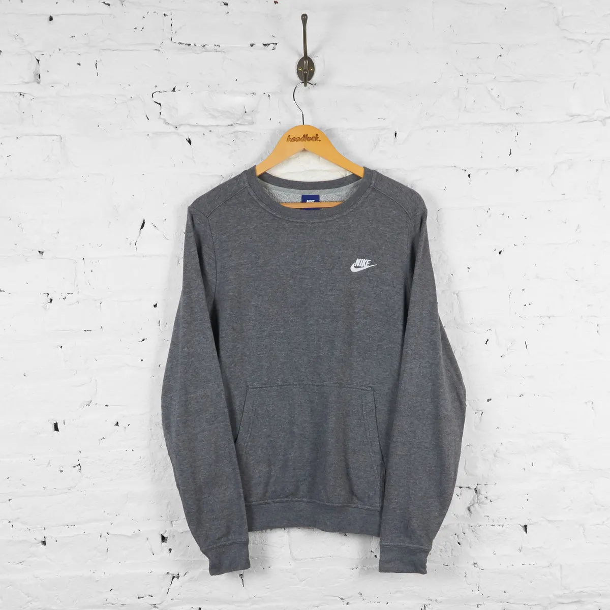 Vintage Nike Sweatshirt - Grey - L