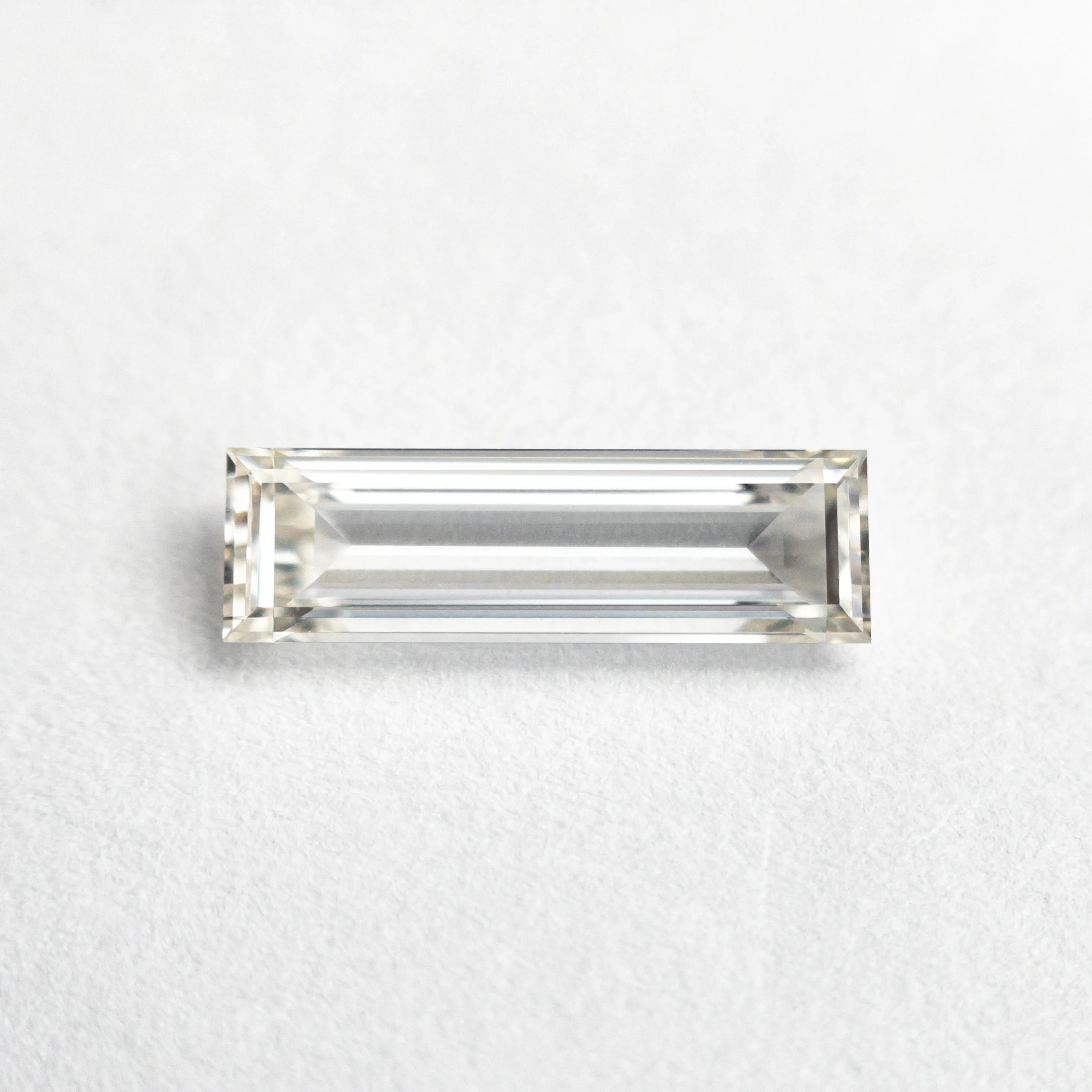 White Step Cut Diamond - 0.71ct Baguette