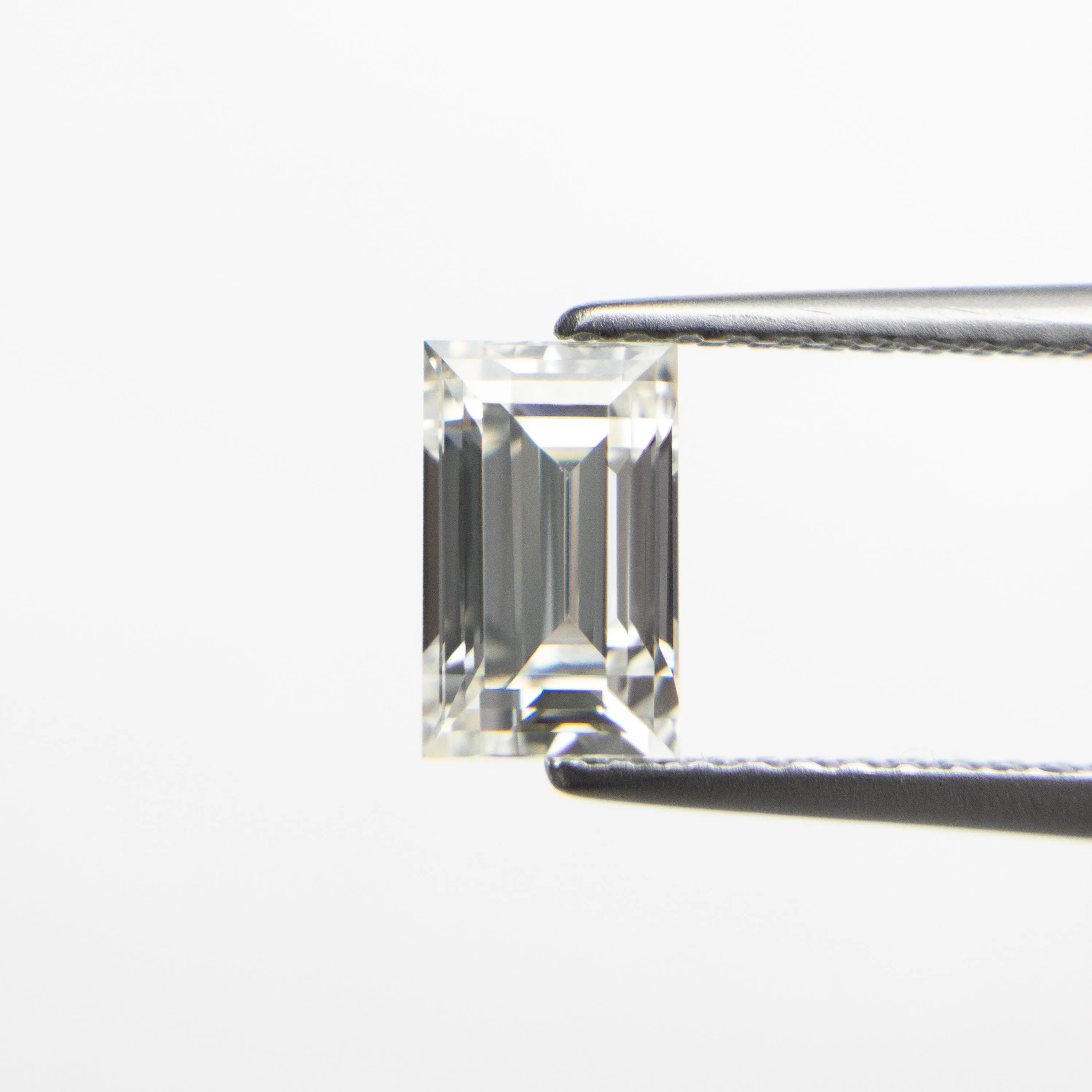 White Step Cut Diamond - 1.01ct Baguette