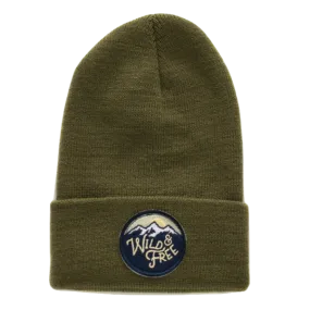 Wild and Free Beanie - Moss