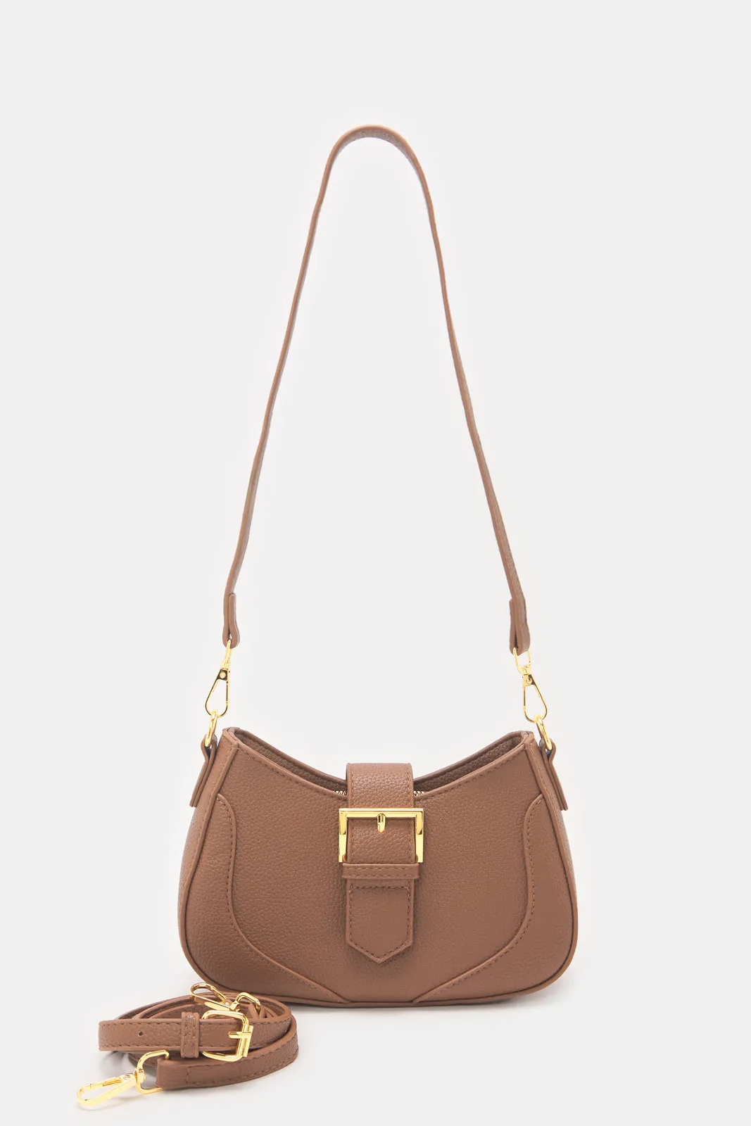 Women Brown Handbag With Strap