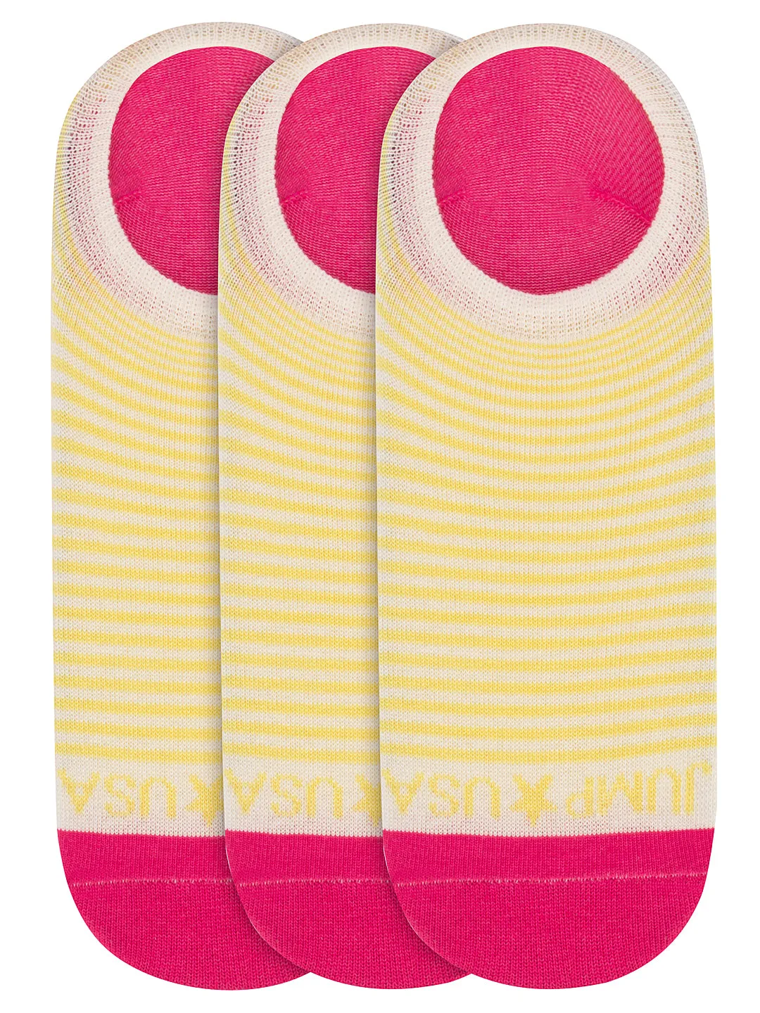 Women Pack of 3 Solid Shoeliners Socks