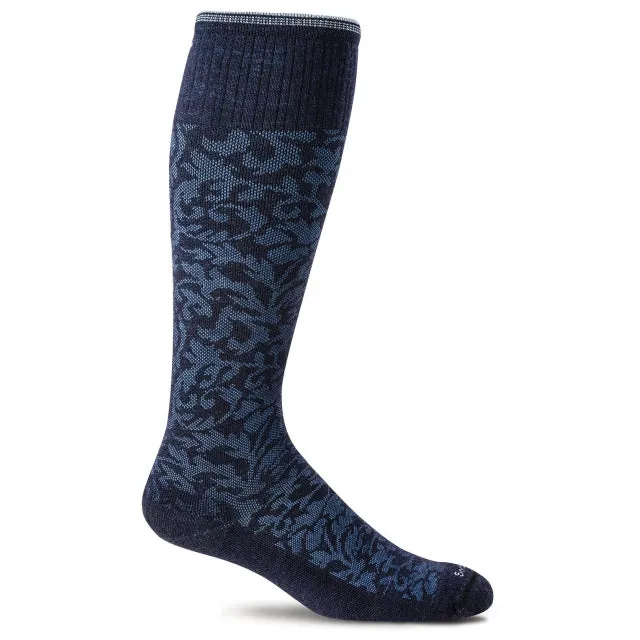 Women's Damask Graduated Compression Socks