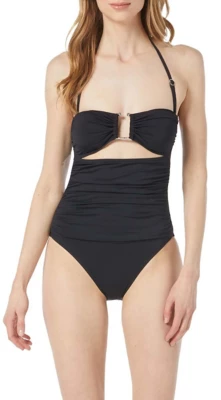 Women's Michael Kors Bandeau One Piece Swimsuit