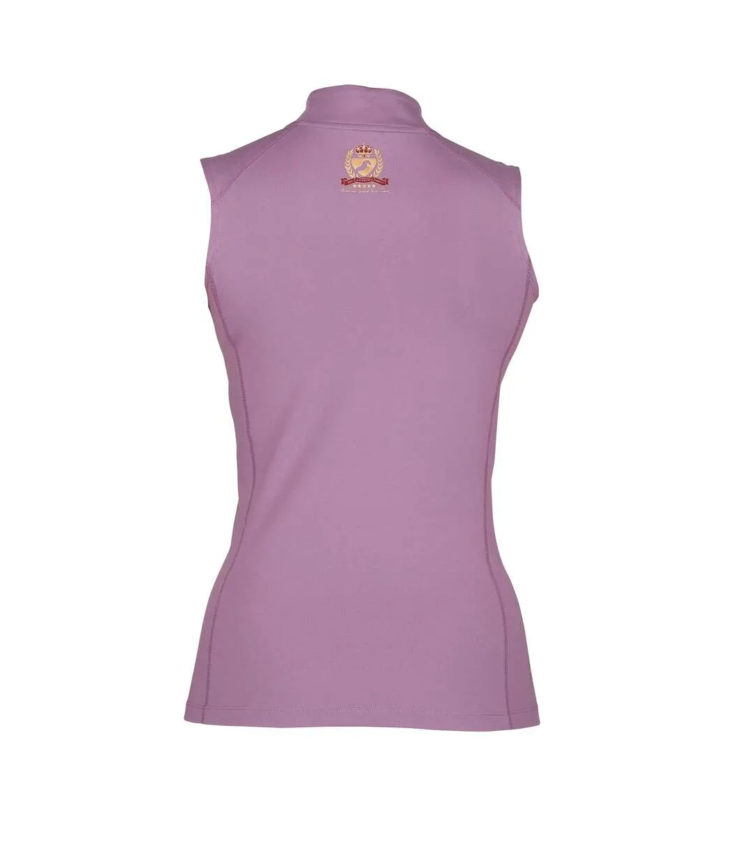 Womens/ladies team sleeveless base layer top mauve Aubrion