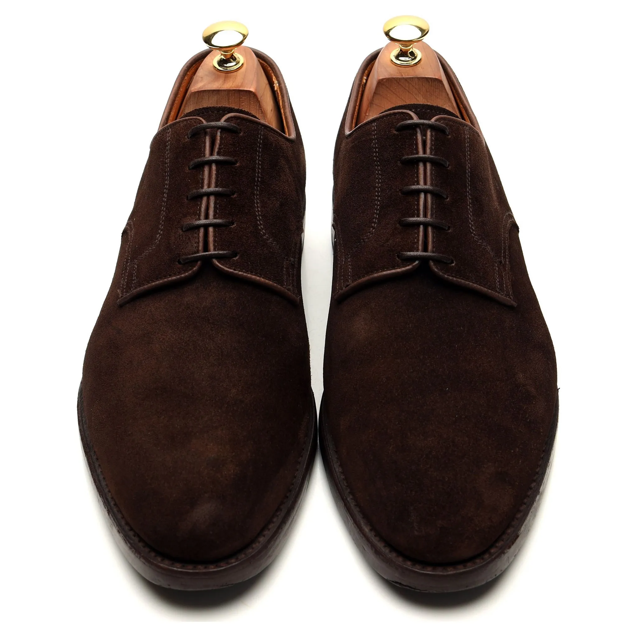 'Worcester' Dark Brown Suede Derby UK 10 E