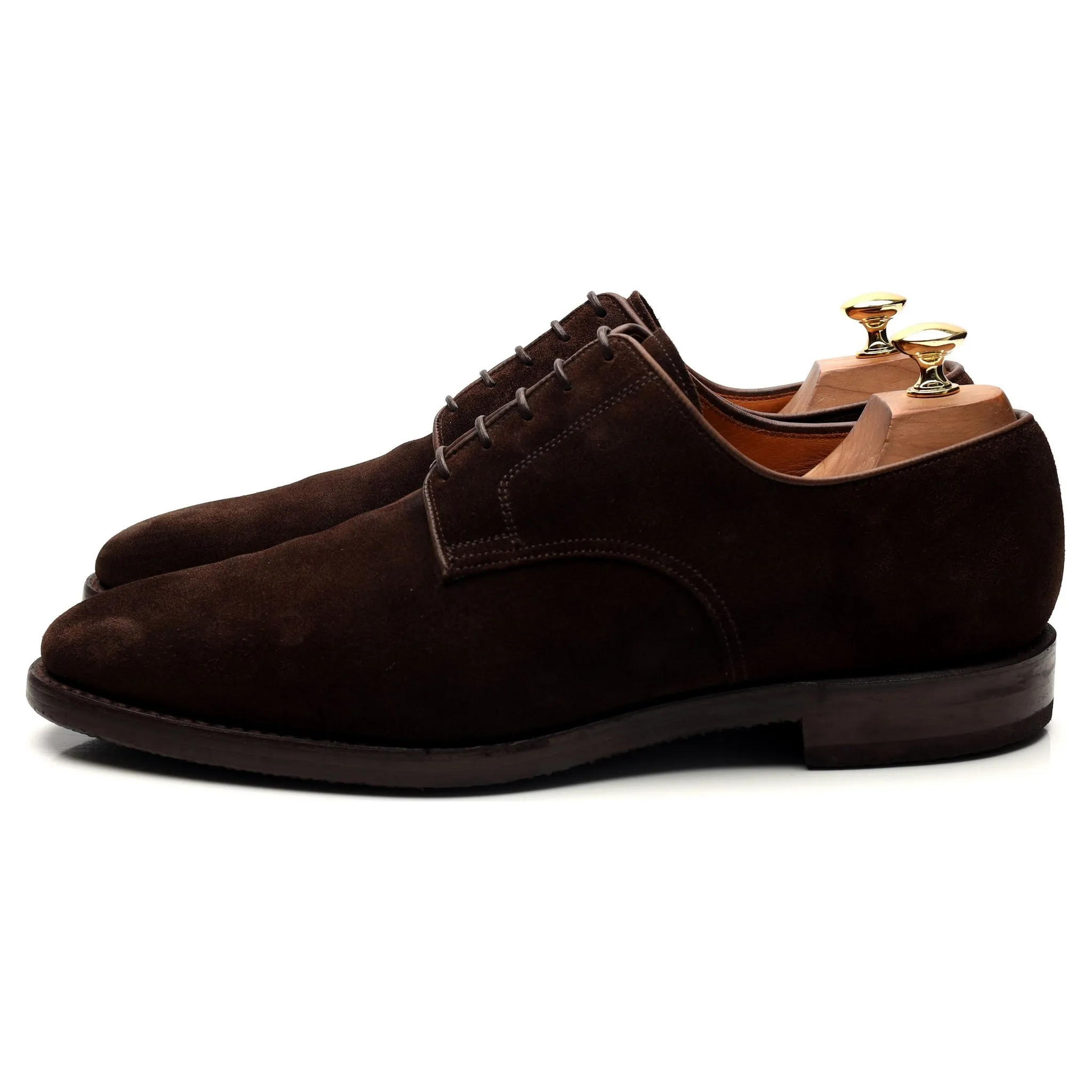 'Worcester' Dark Brown Suede Derby UK 10 E