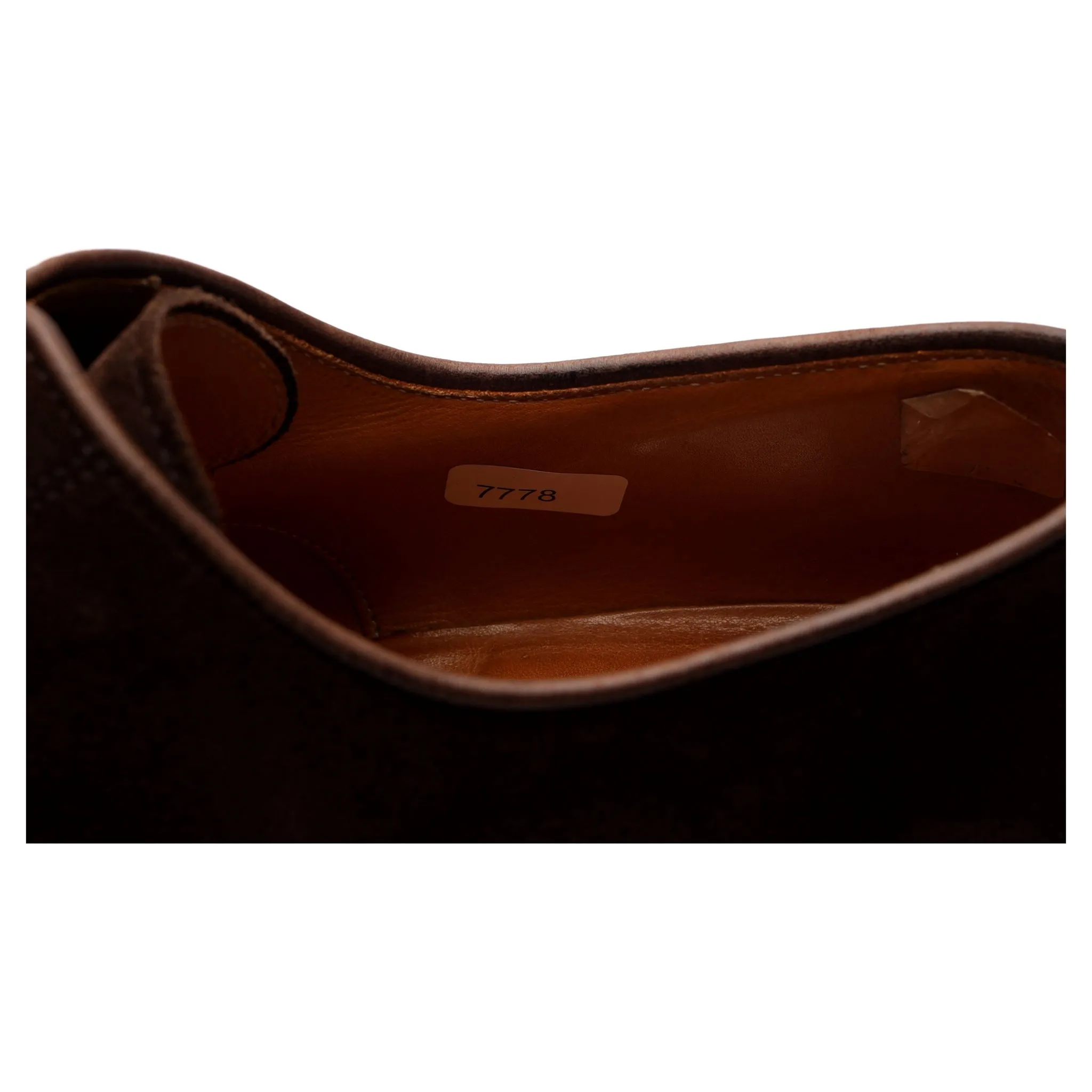 'Worcester' Dark Brown Suede Derby UK 10 E